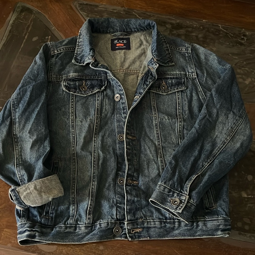 Children place jacket